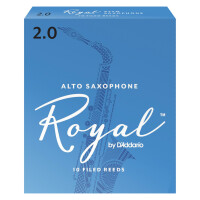 D'Addario Royal 10er Pack Altsaxophon Blätter Stärke 2