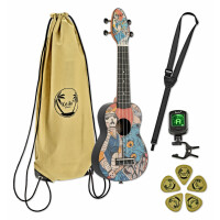 Ortega K2-SR Keiki Sopran Ukulele Pack "Samurai"