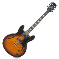 Rocktile Pro HB100-SB E-Gitarre Vintage Sunburst - Retoure (Zustand: sehr gut)