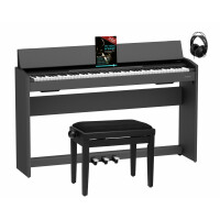 Roland F107-BKX Digitalpiano schwarz matt Set