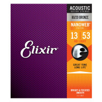 Elixir 11182 Akustik 80/20 Nanoweb HD Light