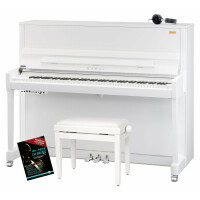 Kawai Aures 2 K-300 WH/P SL Klavier Weiß Hochglanz Set