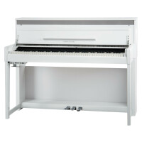 Classic Cantabile UP-1 WH Upright E-Piano Weiß Hochglanz