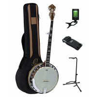 Ortega OBJ550W-SNT Falcon Banjo Nat. Walnuss Set