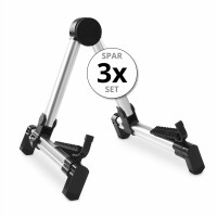 Set de tres para guitarra Rocktile GSF-2020S plegable, negro