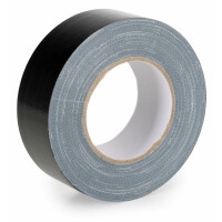 Stagecaptain DT-4850BK-PRO Textieltape Plakband Gaffa Tape 50m Zwart