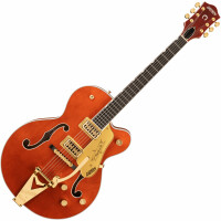 Gretsch G6120TG Players Edition Nashville Hollow Body with String-Thru Bigsby Orange Stain