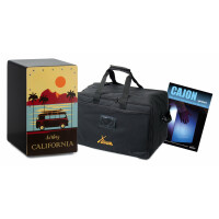 XDrum Design Series Cajon "California" Set con borsa e guida (tedesco)