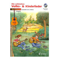 Die schönsten Volks- & Kinderlieder für Gitarre + CD