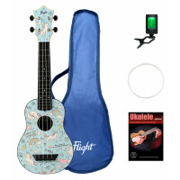 Flight TUS40 Unicorn Travel Sopran Ukulele Set