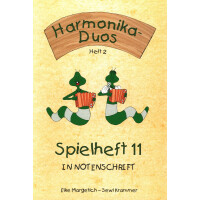 Spielheft in Notenschrift 11 für zwei Steirische Harmonika inkl. CD