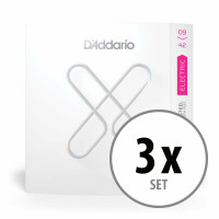 D'Addario XS Nickel Plated Steel 09-42 Super Light 3x Set