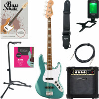 Squier Affinity Series Active Jazz Bass Mystic Sea Foam Green Starter Set