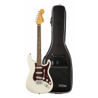 Squier Classic Vibe '70s Stratocaster LRL Olympic White Gigbag Set