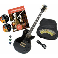 Rocktile Pro L-200BK Deluxe E-Gitarre Black Set