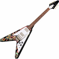 Epiphone Jimi Hendrix "Love Drops" Flying V Ebony