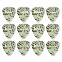 Taylor Celluloid 12er Pack Plektren Abalone 0,71mm