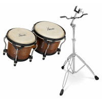 Set de XDrum Bongo Pro Vintage color tabaco (incl. soporte)