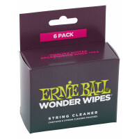 Ernie Ball 4277 Wonder Wipes String Cleaner 6er Pack