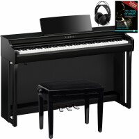 Yamaha CLP-825 PE Digitalpiano schwarz Hochglanz Set