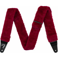 Fender Poodle Plush Strap Red