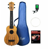 Flight TUS55 Mango Travel Sopran Ukulele Set