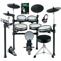 XDrum DD-530 MAXI KIT Batería electrónica con parches de malla, taburete y auriculares