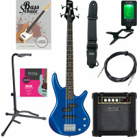 Ibanez GSRM20-SLB E-Bass Starlight Blue Starter Set