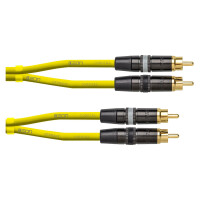 Cordial CEON DJ RCA Y 0,6m Cinch-Kabel Yellow