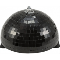 Eurolite Halve Spiegelbol 20 cm Zwart Gemotoriseerd