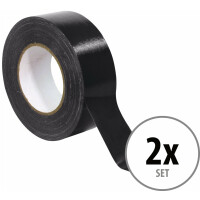 Stagetape Gaffa Tape Pro 50mm x 50m 2er Pack schwarz