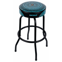 Ortega OBS30-BLKC 30" Bar Stool Blue Kaleidoscope