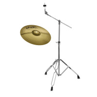 Paiste 101 Brass 16" Crash + Galgenbeckenständer SET