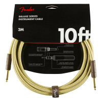 Fender Deluxe Series Cable Straight 3m Tweed