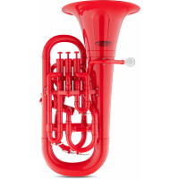 Classic Cantabile MardiBrass kunststof Bb tenortuba rood