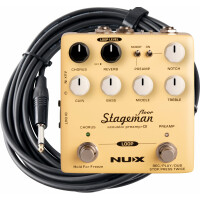 NUX Stageman-Floor Akustik-Preamp & DI-Pedal Set