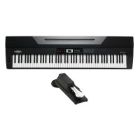 Classic Cantabile SP-150 BK podiumpiano zwart SET inb. pedaal