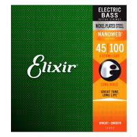 Elixir 14052 E-Bass Nanoweb Long Scale Light