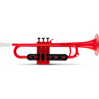 Classic Cantabile MardiBrass kunststof Bb trompet rood