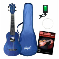 Flight TUS35 DB Travel Sopran Ukulele Set Dark Blue