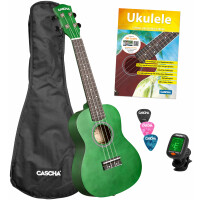 Cascha Linde Sopran Ukulele Set Grün