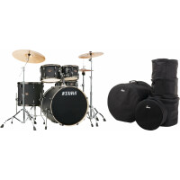 Tama IP52H6WBN-BOB Imperialstar Drumkit Blacked Out Black Set inkl. Gigbags