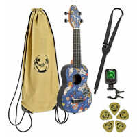 Ortega K2-SP Keiki Sopran Ukulele Pack "Spaceman"