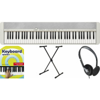 Casio CT-S1WE-76 Casiotone Keyboard Weiß Set