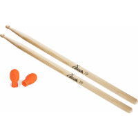 XDrum 5B Wood Drumsticks Practice Tip Set