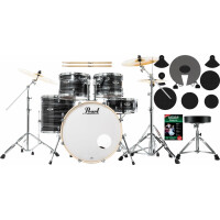 Pearl Export EXX725SBR/C778 Drumkit Graphite Silver Twist Beginner Set