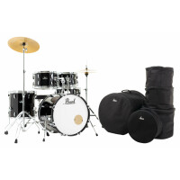 Pearl RS505C/C31 Roadshow Drumset Jet Black Set mit Taschen