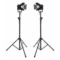 Eurolite LED THA-20PC TRC Theater-Spot Schwarz Videoleuchte Paar Set