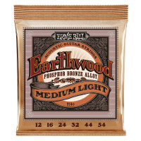 Ernie Ball 2146 Earthwood Phosphor Bronze Medium Light