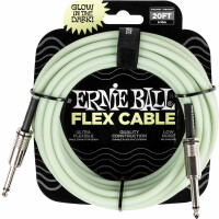 Ernie Ball 6437 Flex Gitarrenkabel 6 m Glow in the Dark